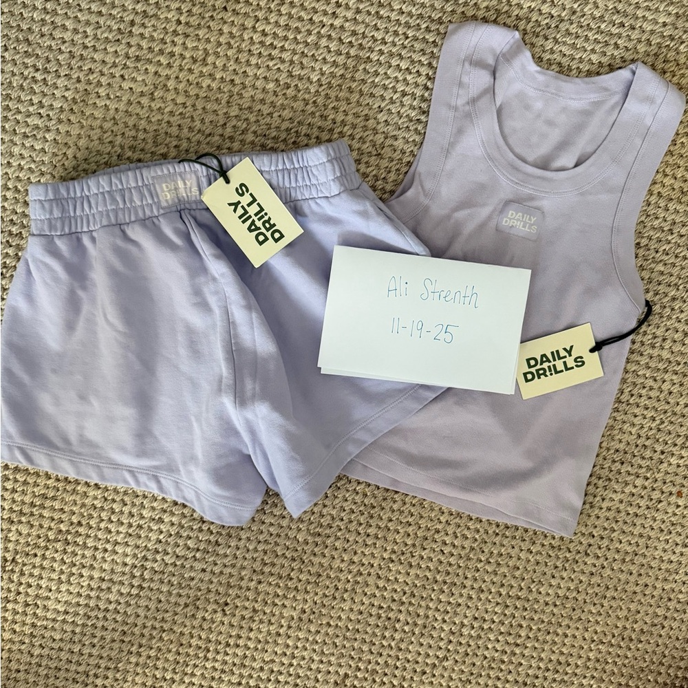Daily Drills Women's Light Purple Pajama Set